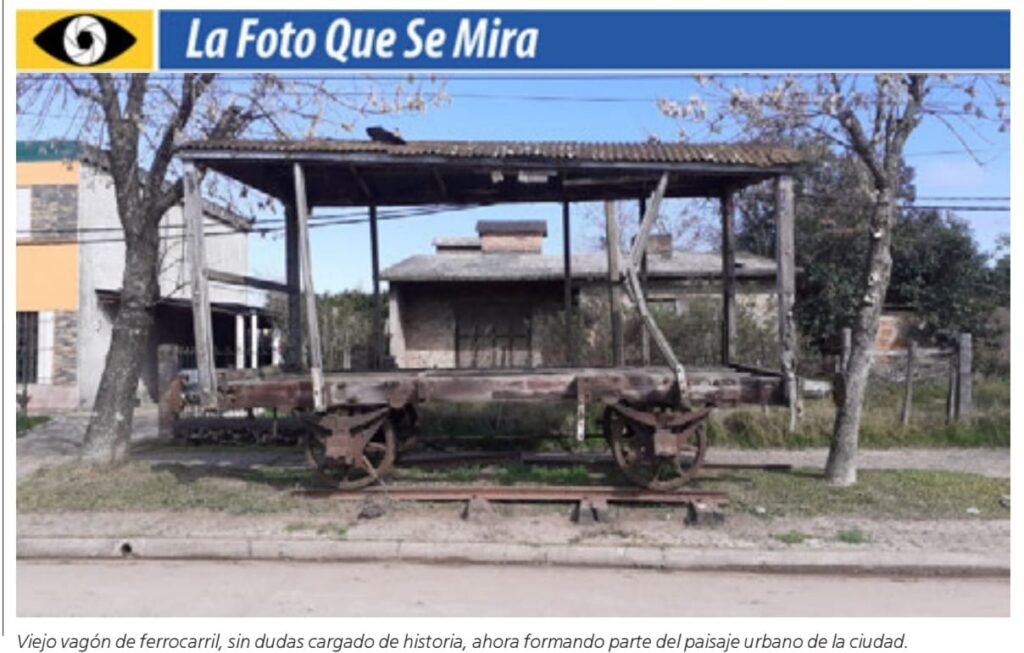 imagen de un vagón de ferrocarril antiguo