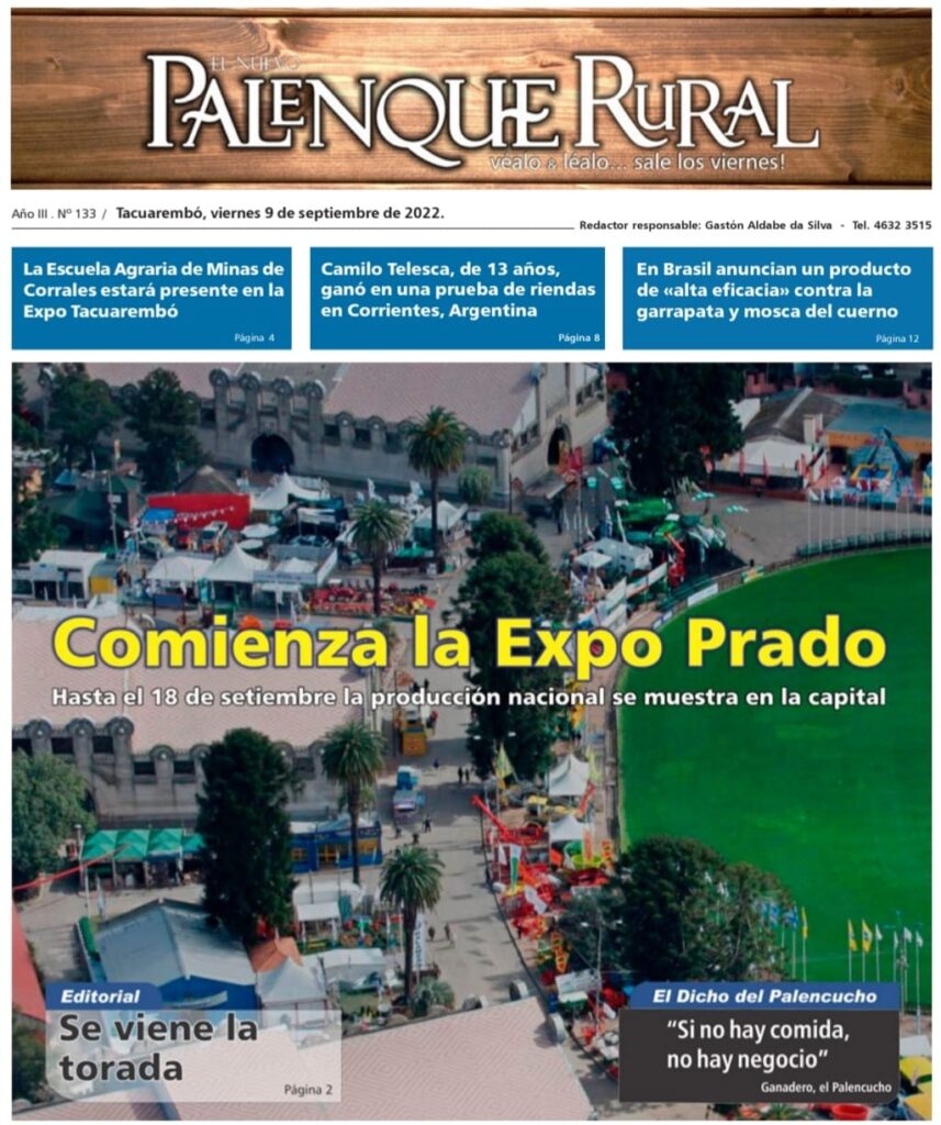 TAPA DE EL PALENQUE RURAL: COMIENZA LA EXPO PRADO 