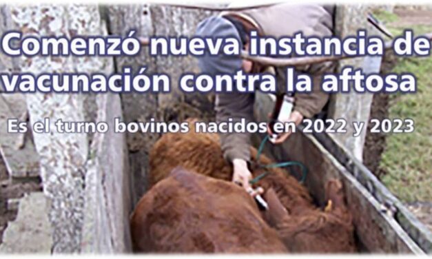 Palenque Rural: comenzó vacunación contra Aftosa