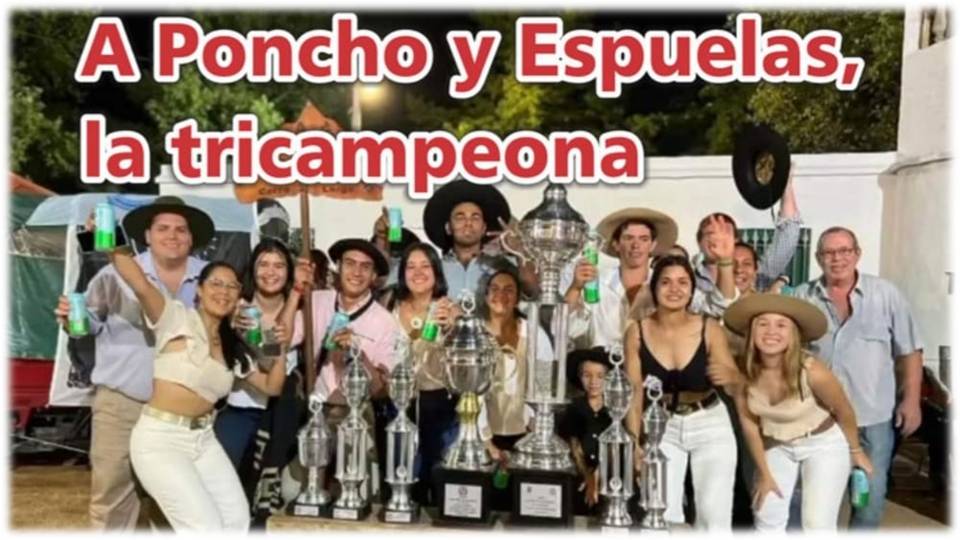 Palenque Rural: A Poncho y Espuelas tricampeona