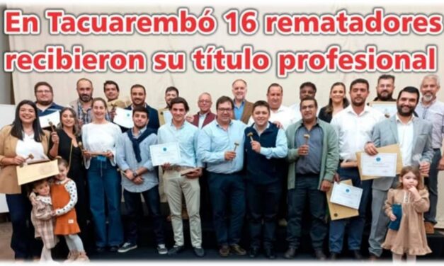Palenque Rural: 16 rematadores recibieron su título