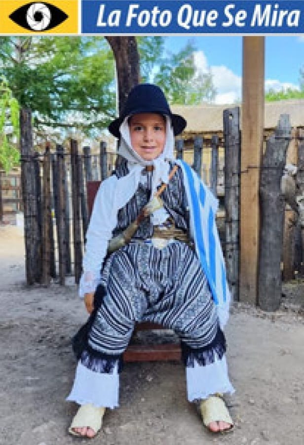 IMAGEN DE UN PAISANITO EN LA 37º FIESTA DE LA PATRIA GAUCHA