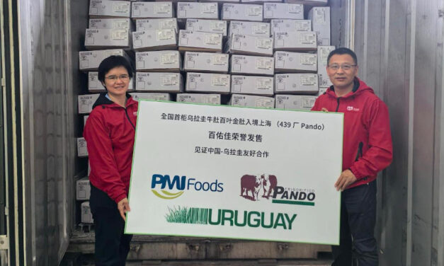Se confirmó el primer arribo de mondongos uruguayos a China