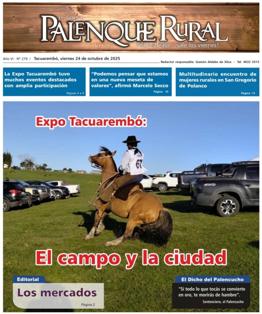 imagen de la tapa de El Palenque Rural: el campo y la ciudad.