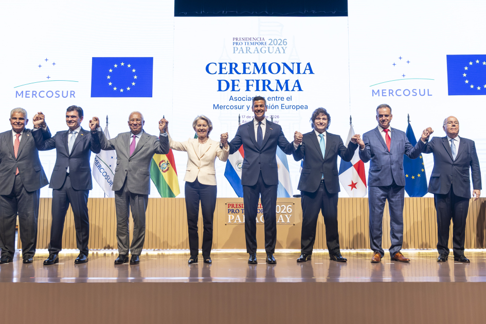 Firma de acuerdo entre Mercosur y UE