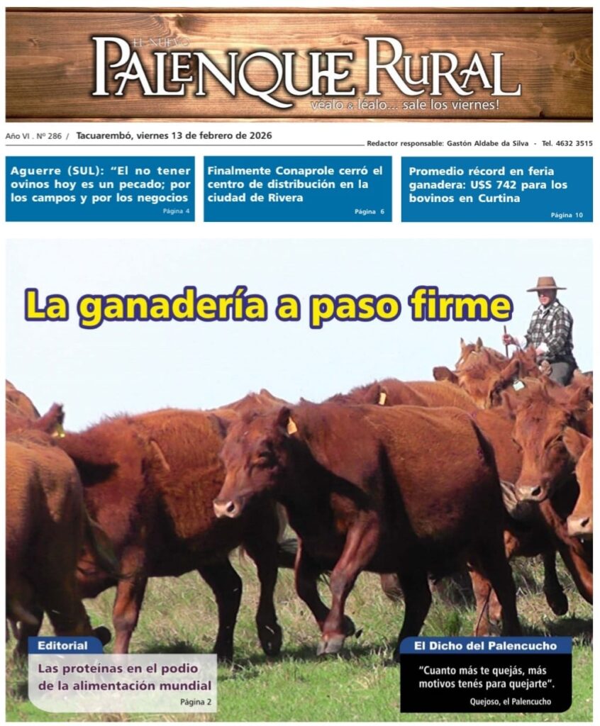 imagen de la tapa de El Palenque Rural: la ganadería a paso firme. 