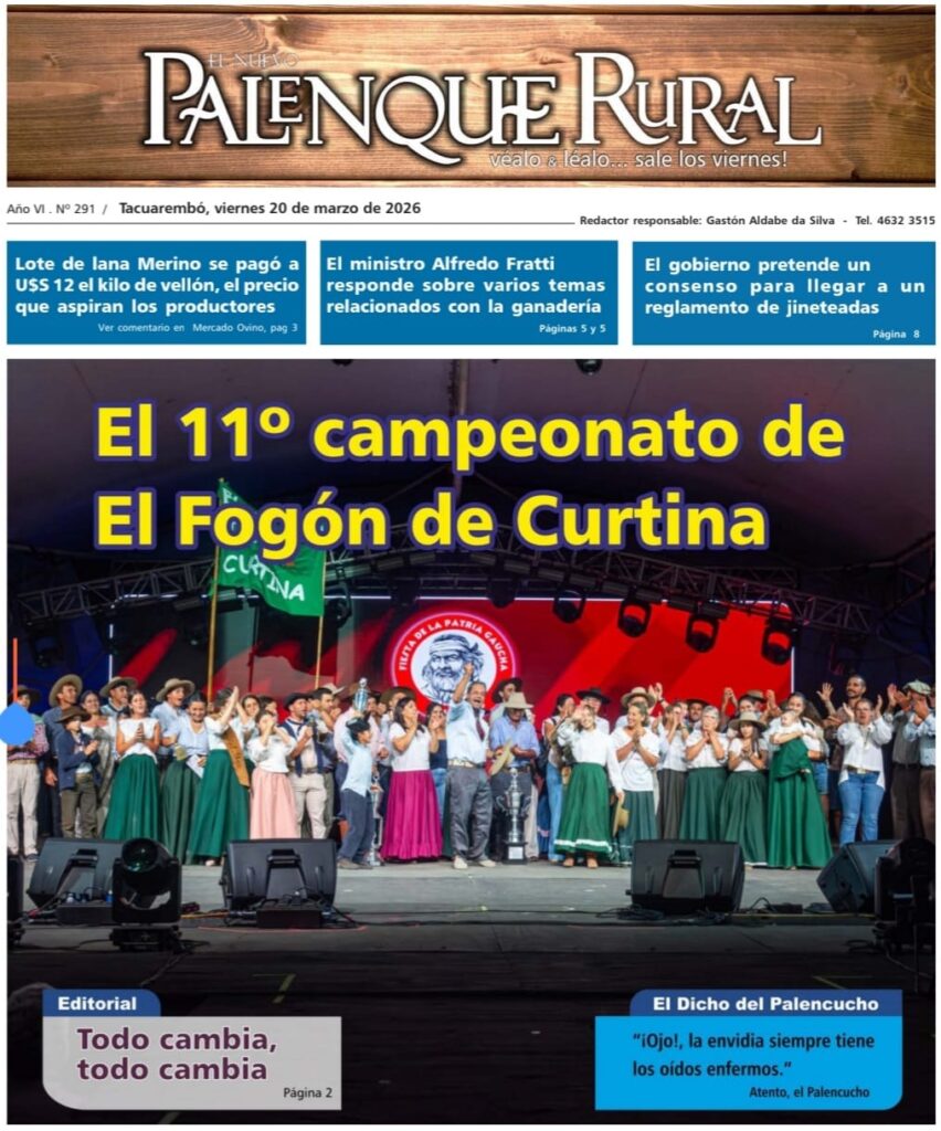 imagen de la tapa de El Palenque Rural: el 11º campeonato de El Fogón de Curtina.