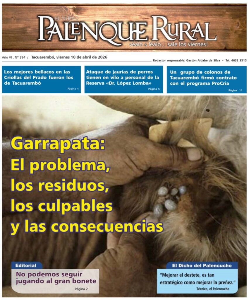 imagen de la tapa de el palenque rural, Garrapata: el problema, los residuos, los culpables y las consecuencias.
