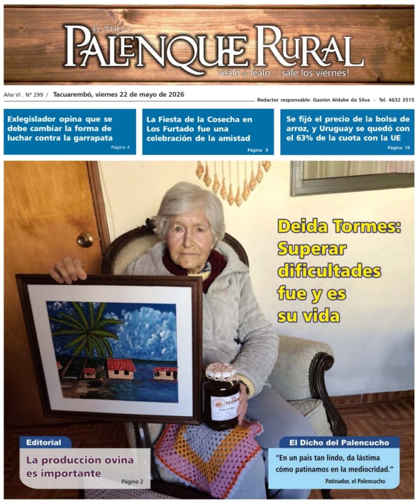 imagen de la tapa de El Palenque Rural: Deida Tormes, superar dificultades fue y es su vida.