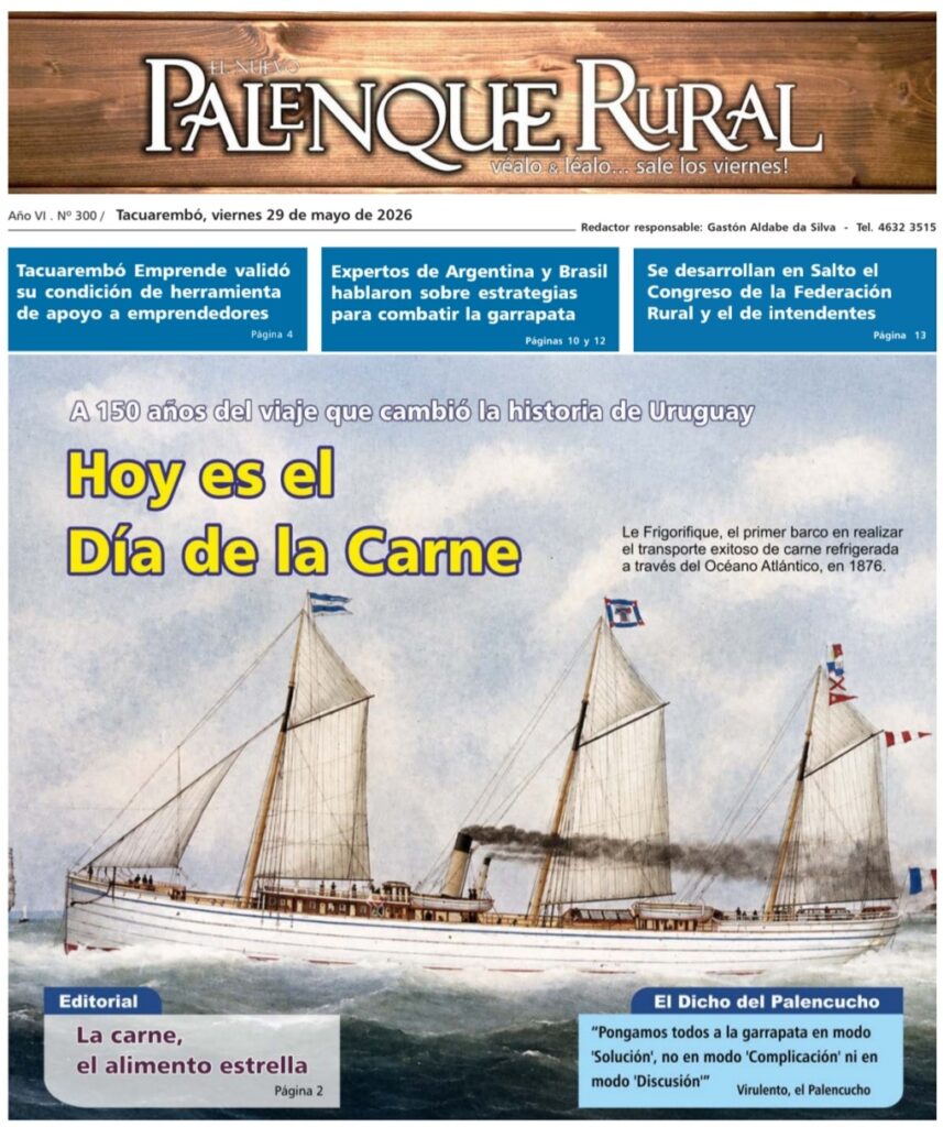 imagen de la tapa de El Palenque Rural: hoy es el día de la carne.