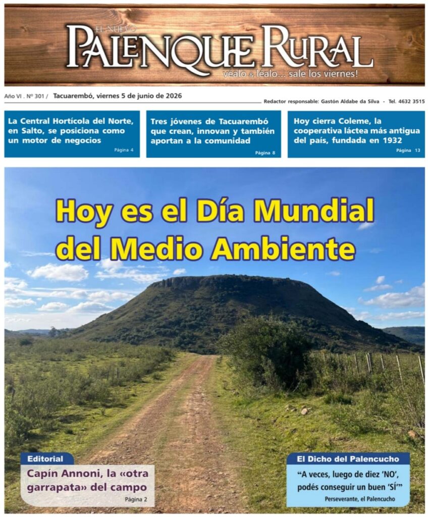 imagen de la tapa de El Palenque Rural: hoy es el Día Mundial del Medio Ambiente.