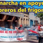 Palenque Rural: una marcha en apoyo a los obreros del frigorífico